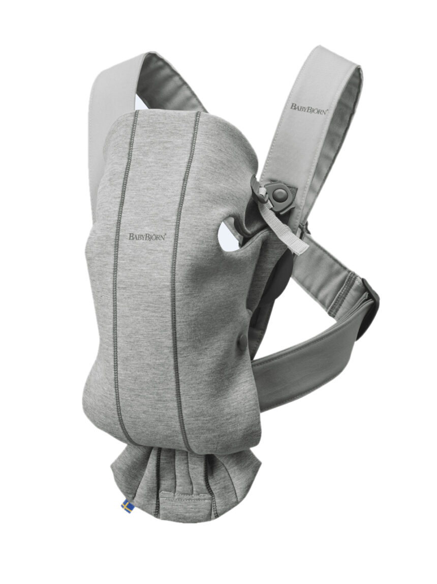 μαρσιποσ babybjorn carrier mini light grey 3d jersey - Baby Bjorn