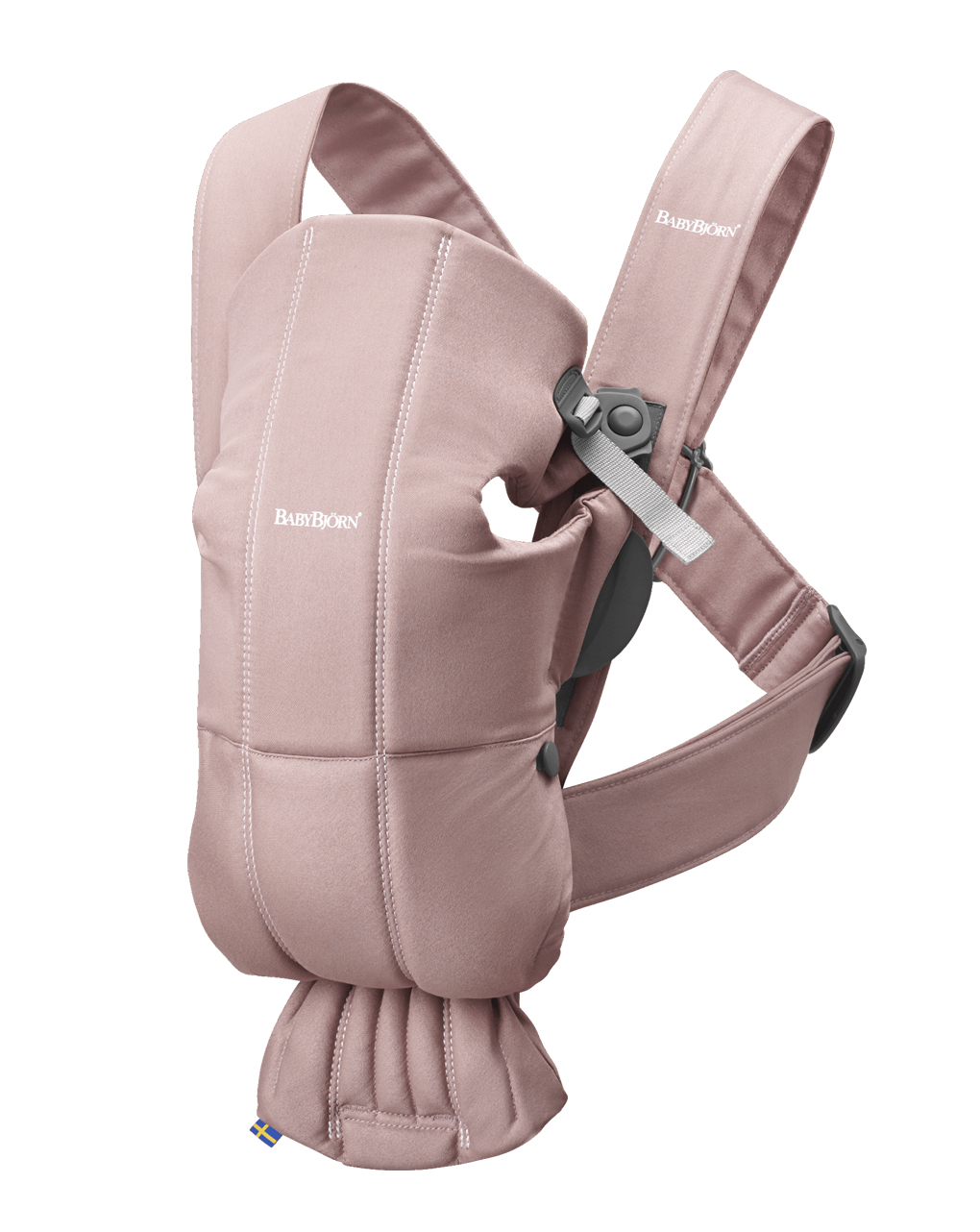 μαρσιποσ babybjorn carrier mini dusty pink cotton - Baby Bjorn