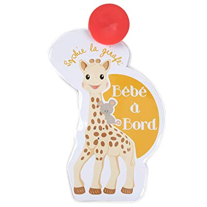 Sophie la girafe flash baby on board