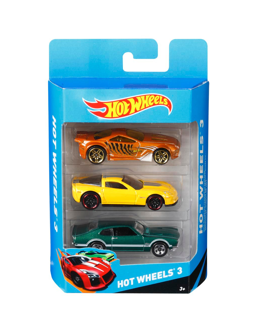 Hot wheels συσκ.3 αυτοκινητα 3 ετων+ - Hot wheels