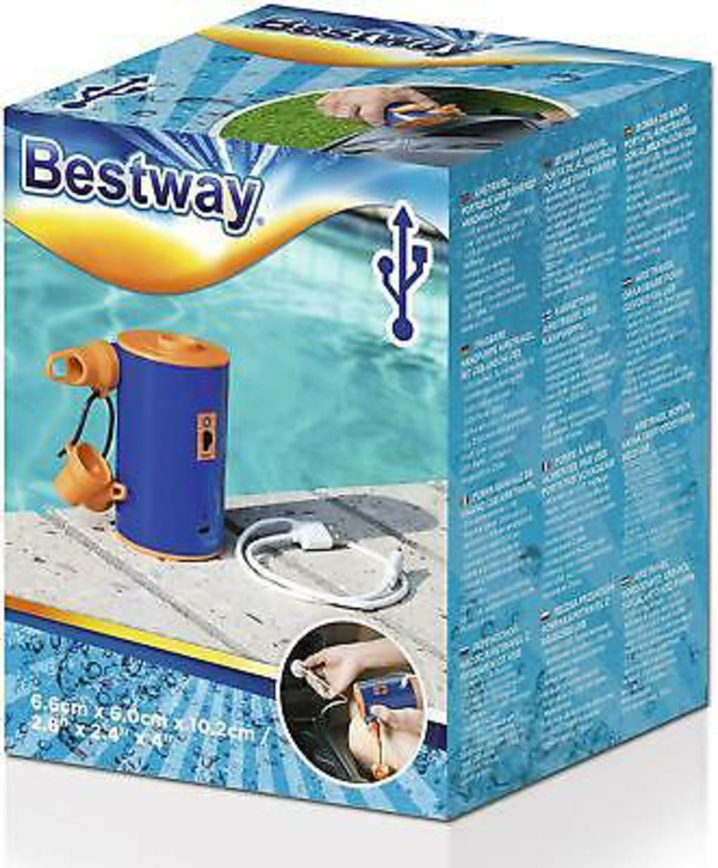 φορητη τρομπα airetravel με υποδοχη usb - Bestway