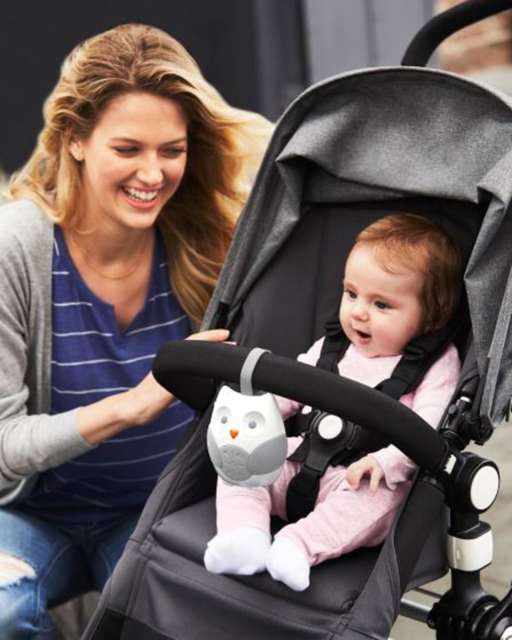 Stroll & go portable baby soother- owl - SKIP HOP