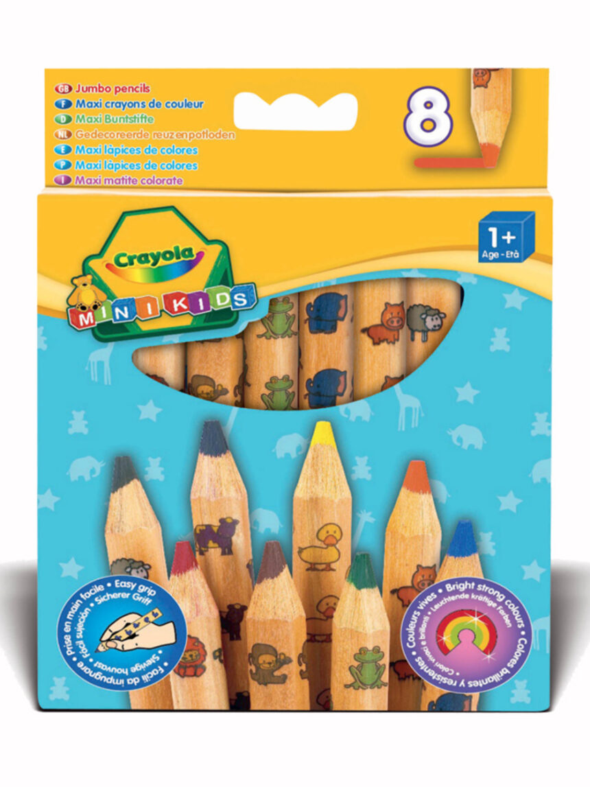 8 maxi χρωματιστεσ ξυλομπογιεσ - Crayola