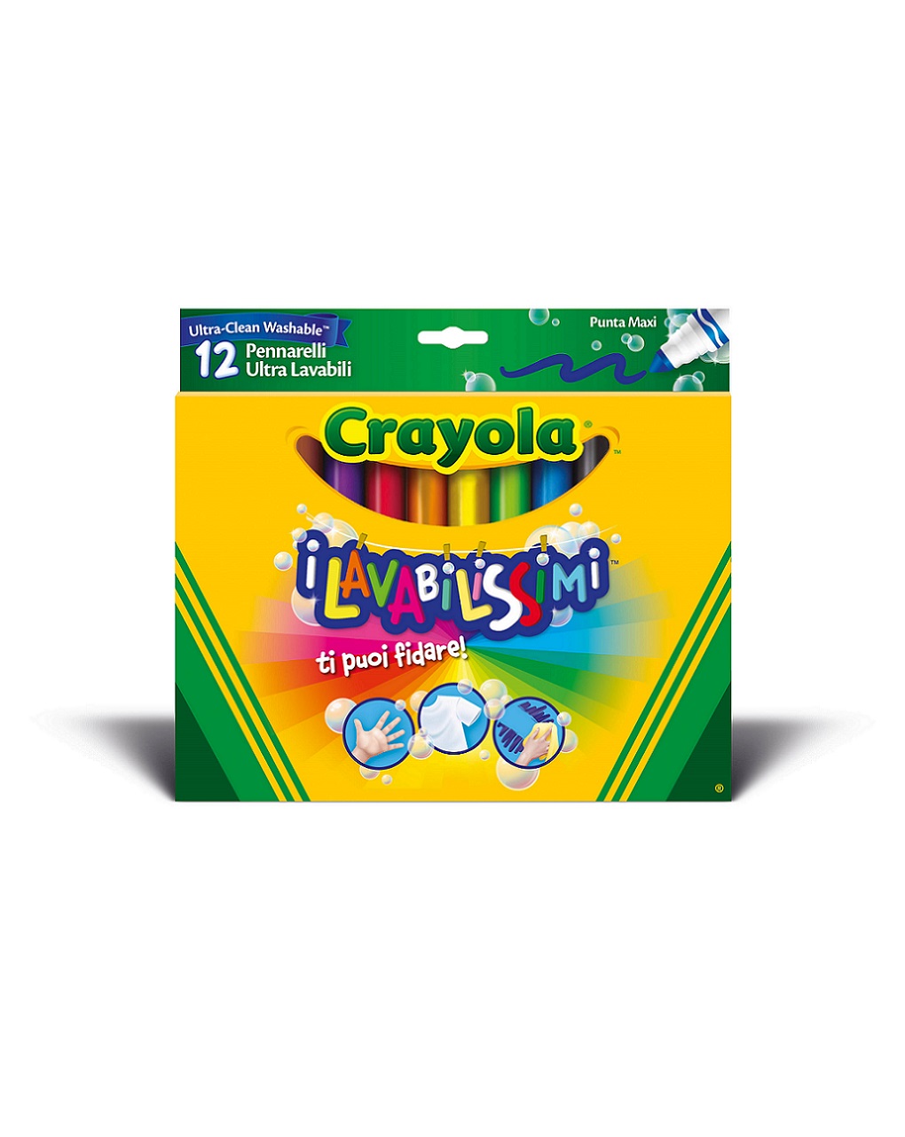 12 μαρκαδοροι ultra clean washable maxi - Crayola