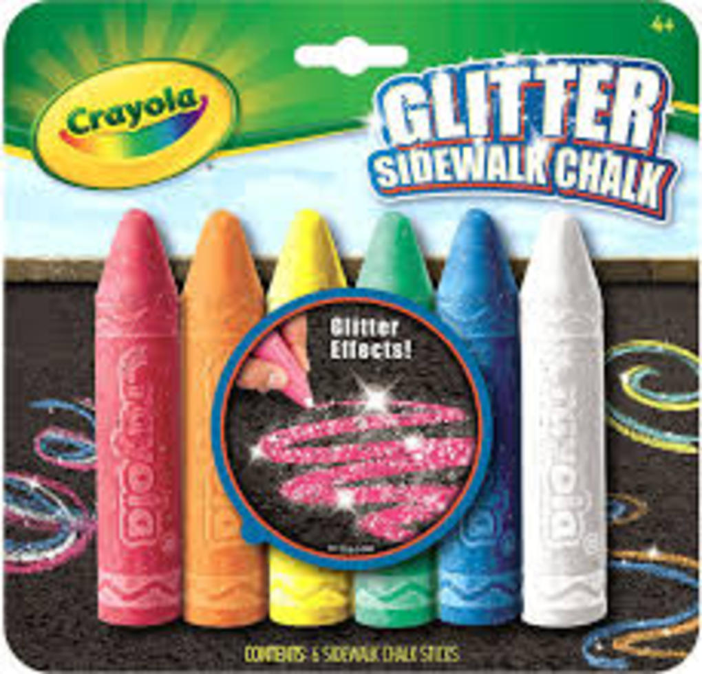 κιμωλιεσ εξωτερικου χωρου glitter - Crayola