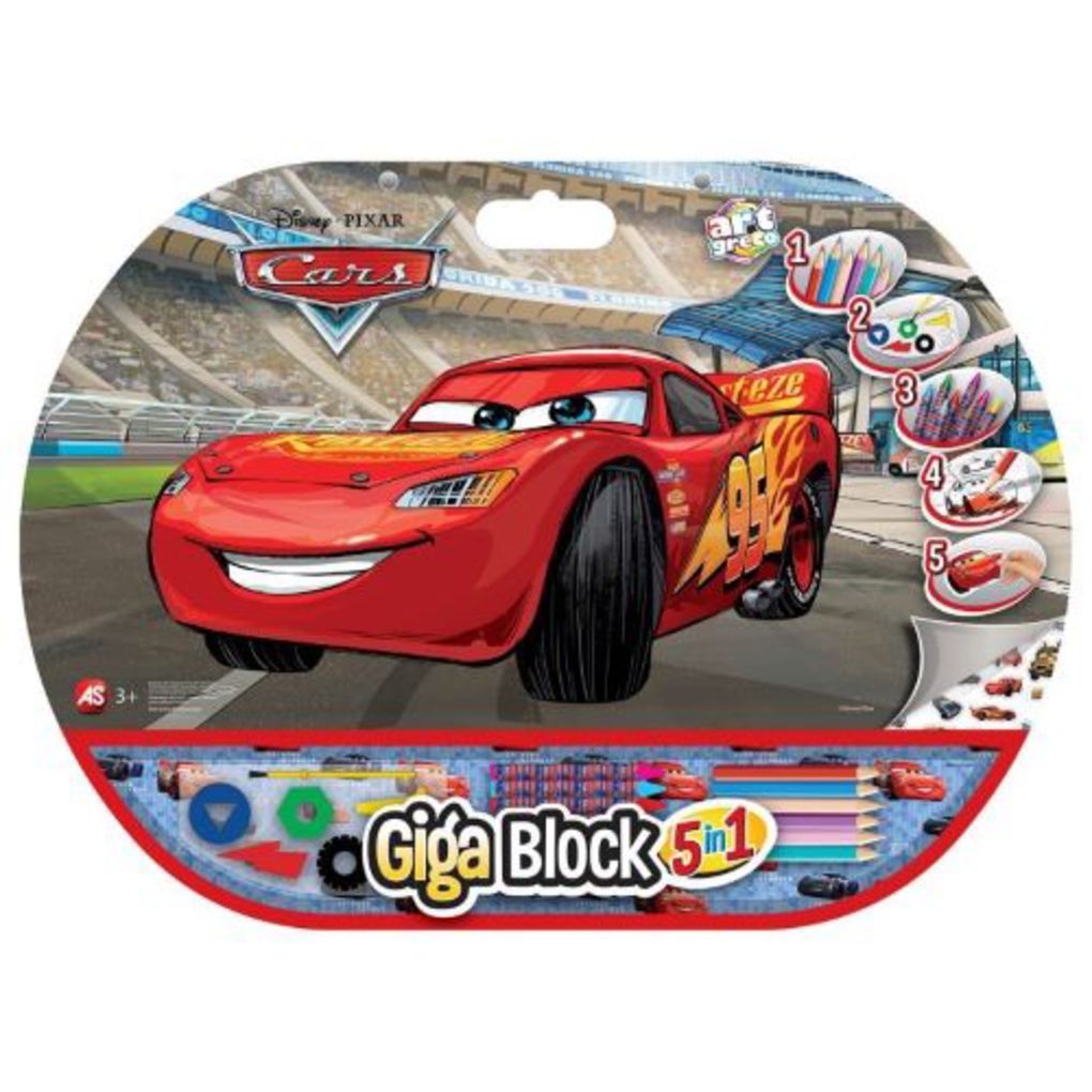 σετ ζωγραφικησ giga block 5 in 1 cars - ART GRECO