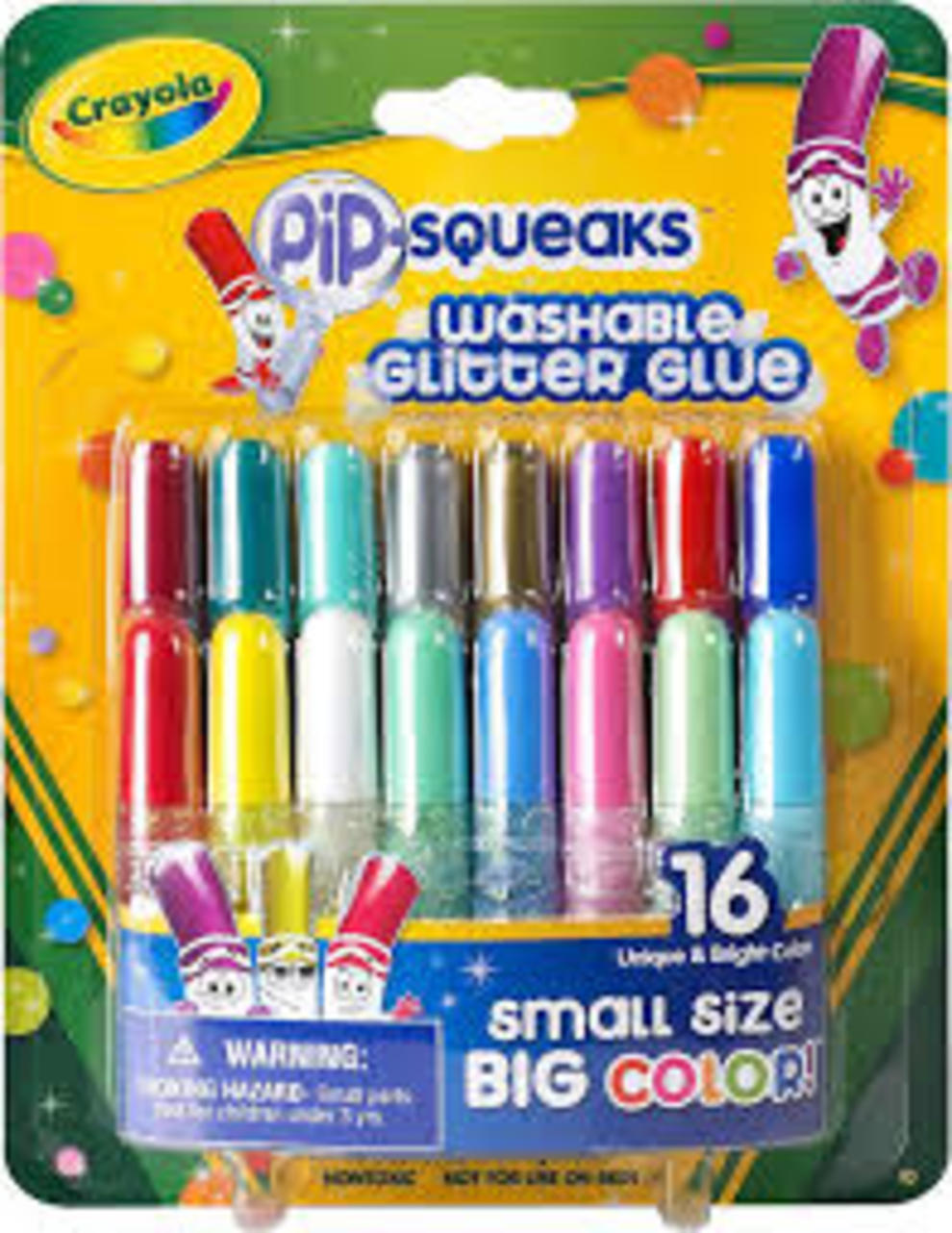 Crayola 16 mini glitter κόλλες washable