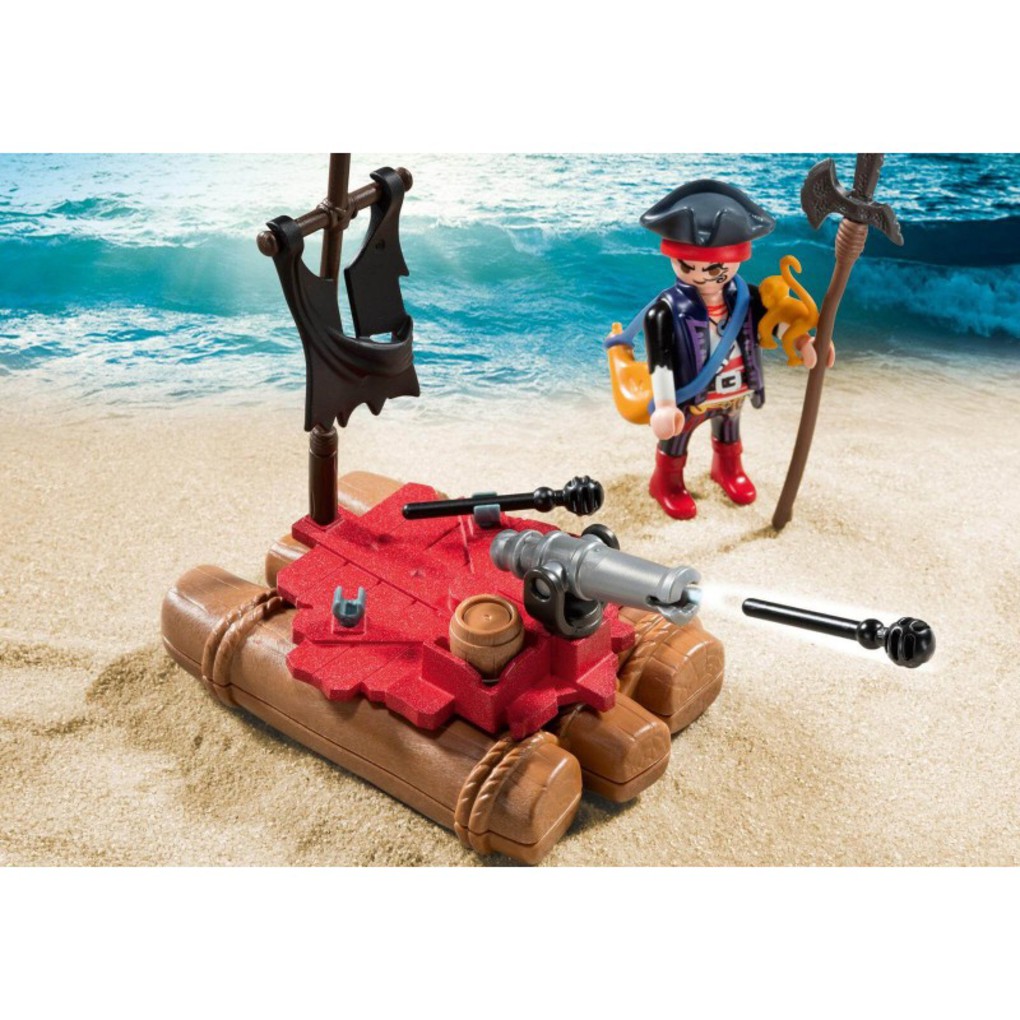 Playmobil βαλιτσάκι πειρατής με σχεδία - Playmobil