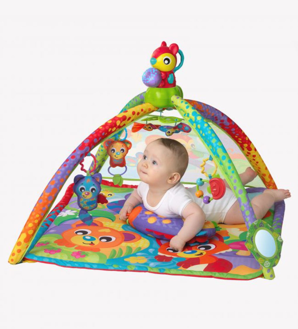 Playgro γυμναστήριο woodlands με μουσικό προβολέα και φως - Playgro