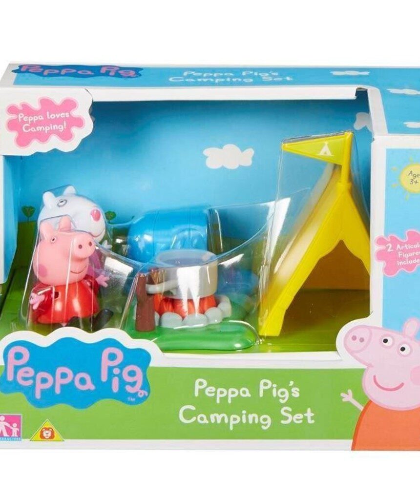 Peppa pig σετ καμπινγκ με 2 φιγουρες - Peppa Pig