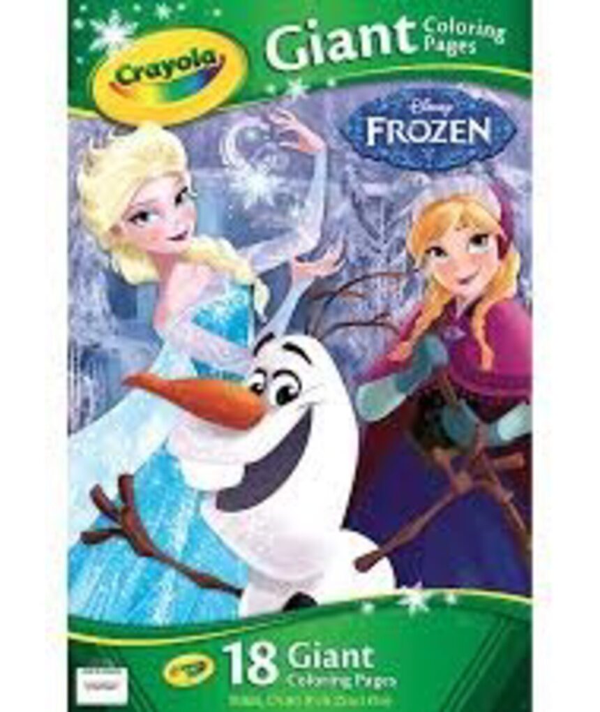 Frozen-18 γιγασ χρωμοσελιδεσ - Crayola