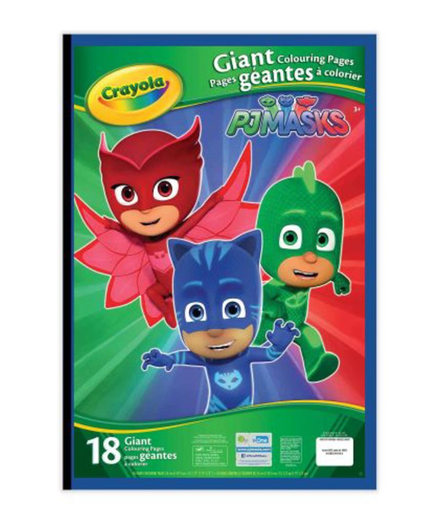 Pj masks 18 γιγας χρωμοσελιδες - Crayola