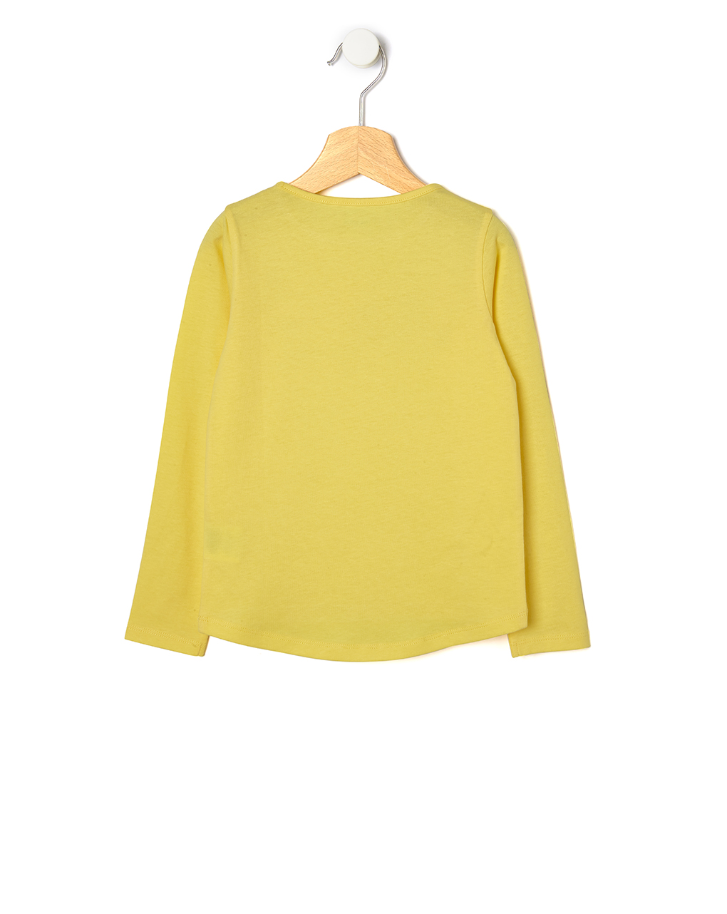 T-shirt jersey με στάμπα glitter κίτρινο για κορίτσι - Prénatal