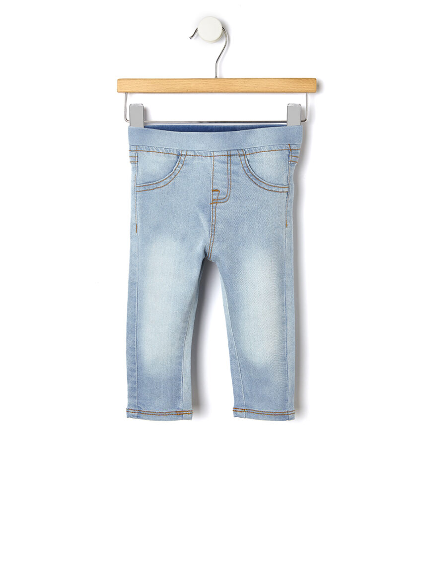 παντελόνι denim basic για κορίτσι 640798 - Prénatal