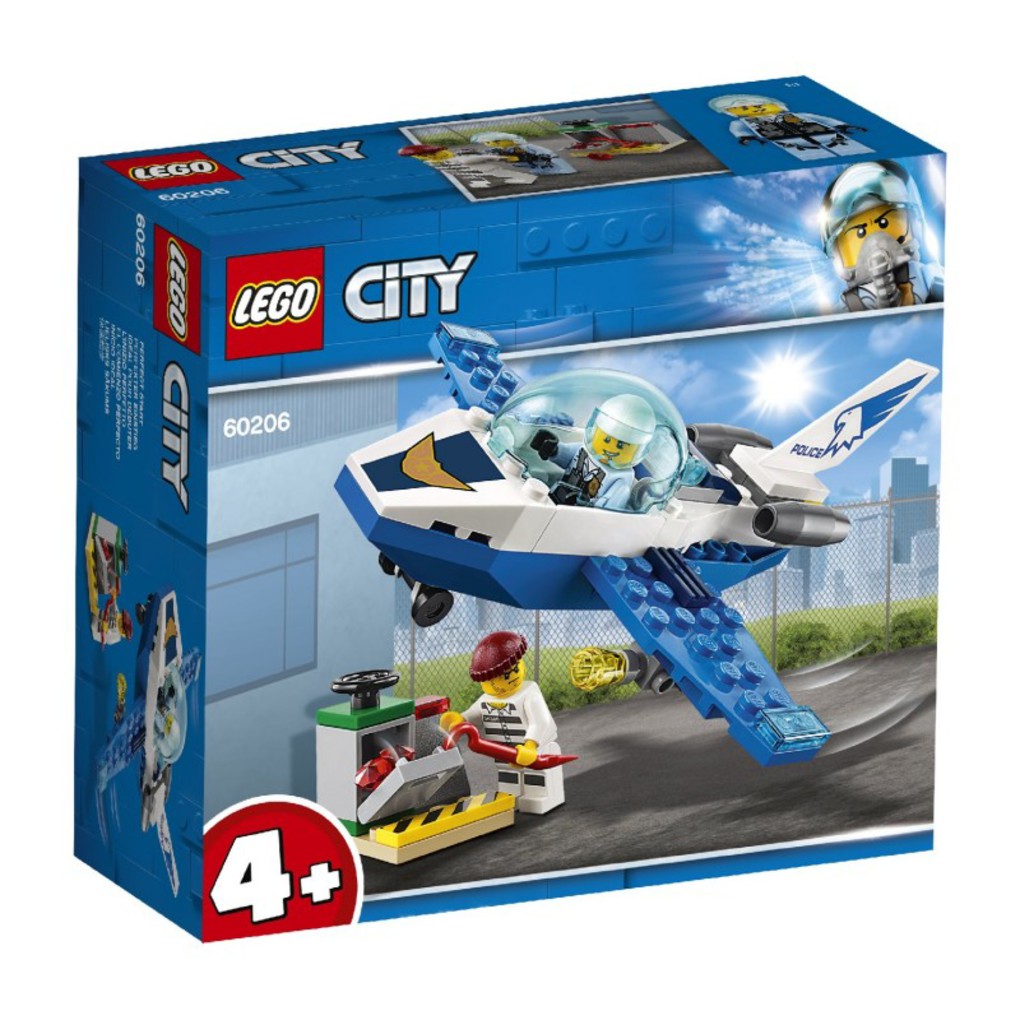 Lego city περιπολία με τζετ της εναέριας αστυνομίας - Lego