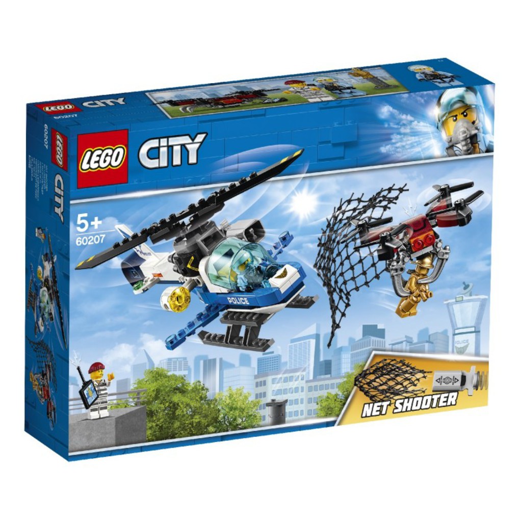 Lego city καταδίωξη ντρόουν από την εναέρια αστυνομία - Lego