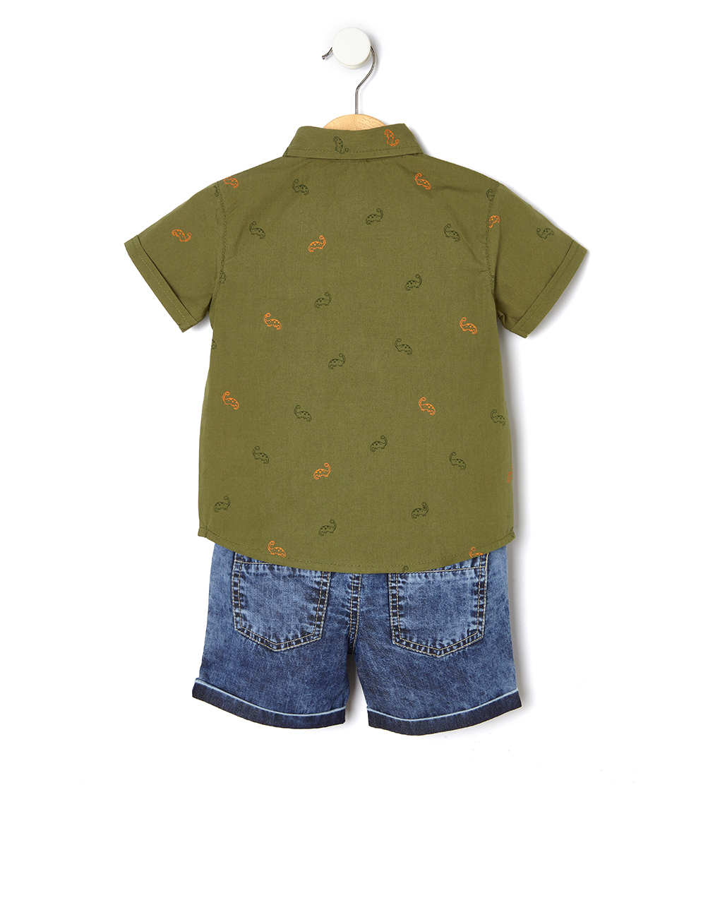 σετ πουκάμισο και τζιν σορτσάκι για αγόρι - Prénatal
