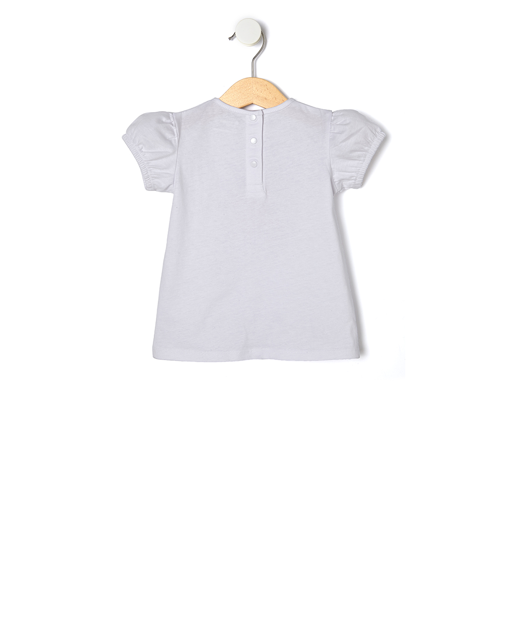 T-shirt λευκό με στάμπα glitter μούρο για κορίτσι - Prénatal