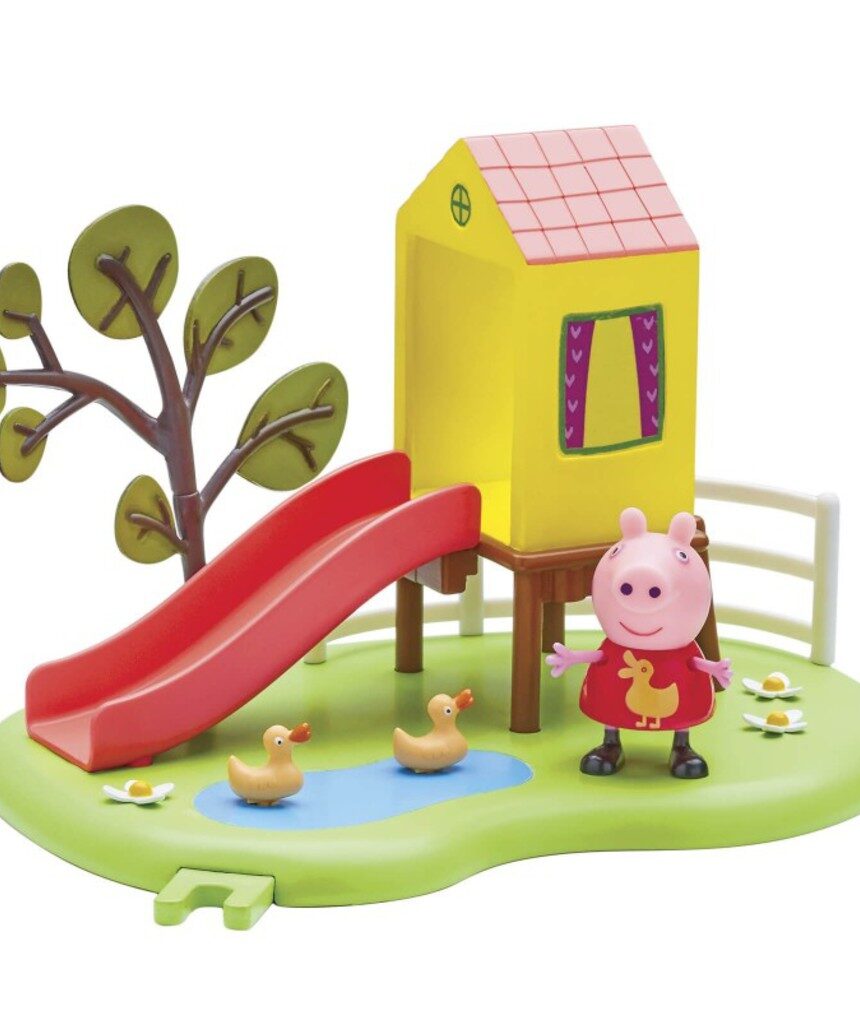 Peppa pig παιδικη χαρα & 1 φιγουρα 2 σχεδια - Peppa Pig
