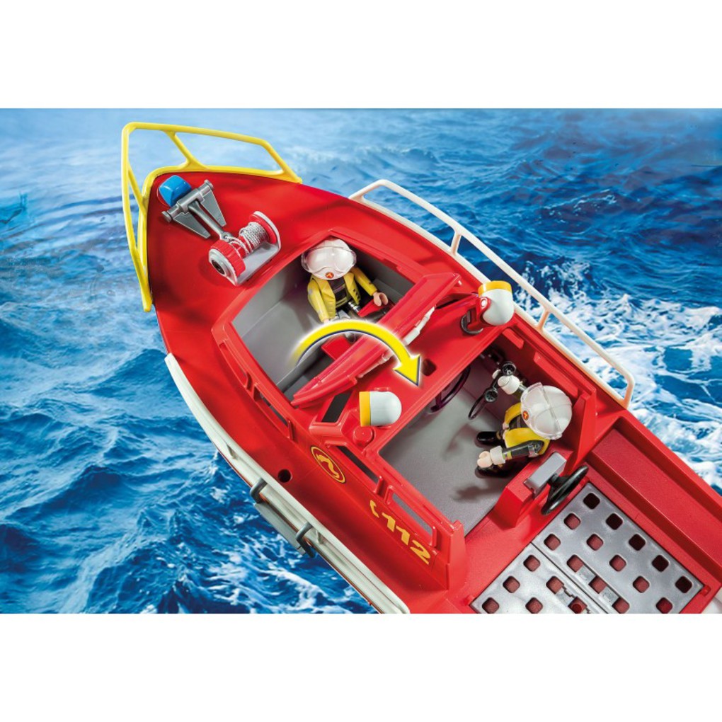 πυροσβεστικό σκάφος διάσωσης - Playmobil