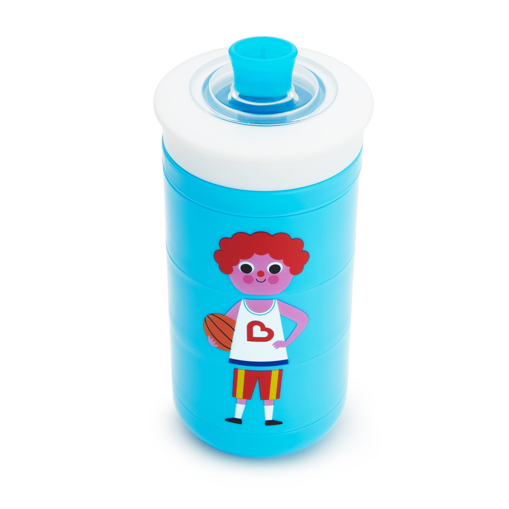 Munchkin - ποτήρι mix match sippy cup 266ml, mπλε