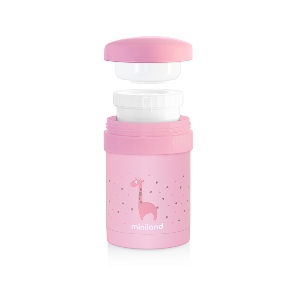 θερμοσ φαγητου thermetic pink 700ml - Miniland