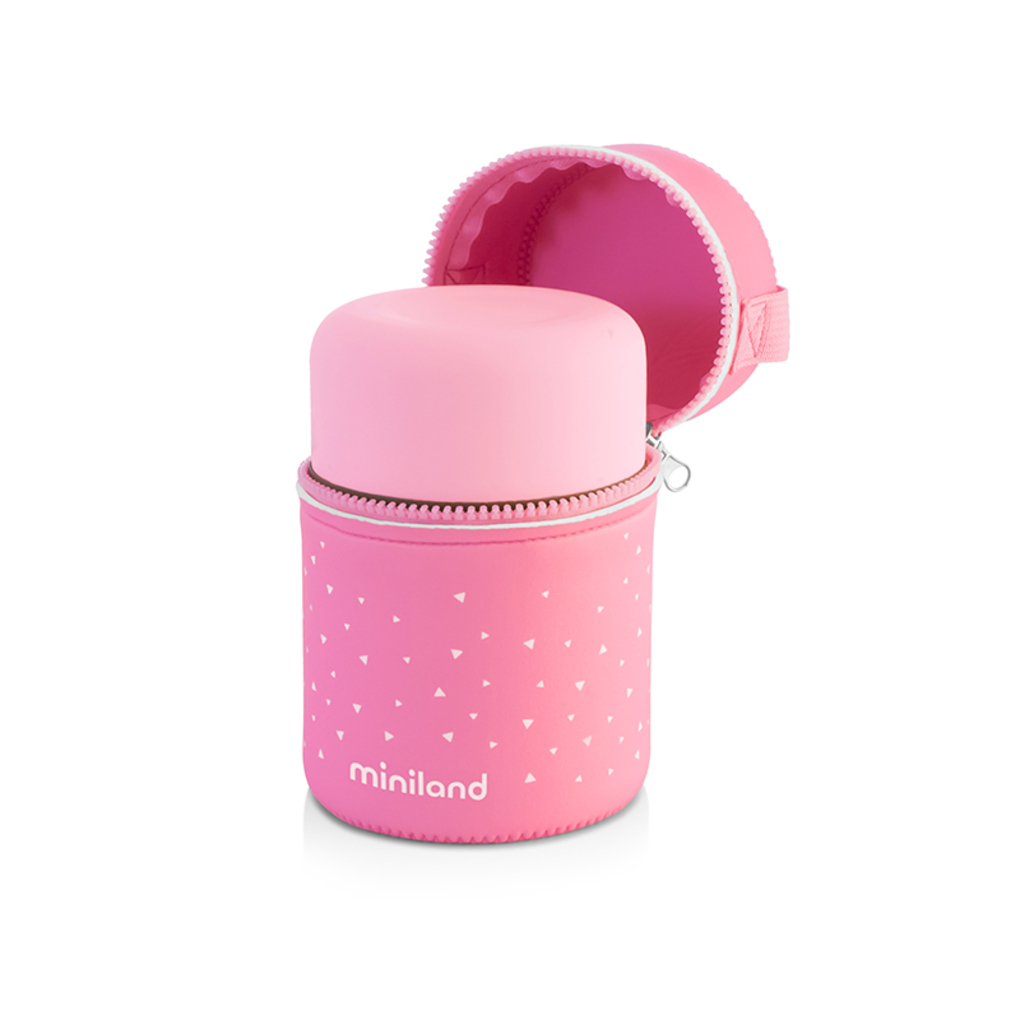 θερμοσ φαγητου silky pink 600ml - Miniland