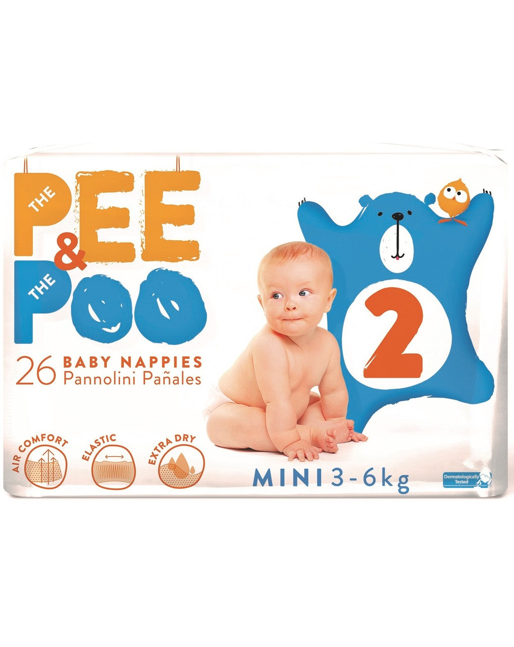 Pee&poo πάνες mini ν.2 - 26 τεμ. - The Pee & The Poo