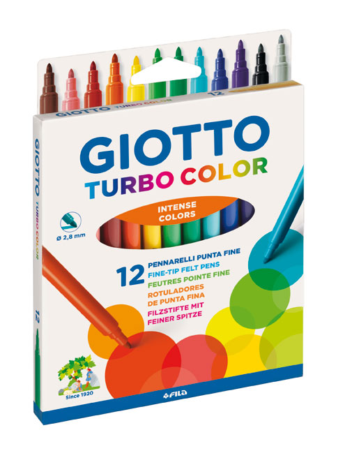 Giotto μαρκαδόροι turbo glitter pastel 8τεμ giotto 000426300 - Giotto