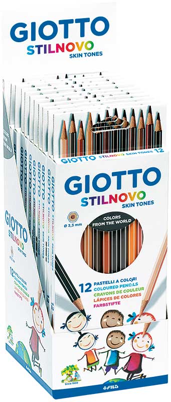 Giotto skintones ξυλομπογιές stilnovo skintones blister 12 τμχ 025740000 - GIOTTO SKINTONES