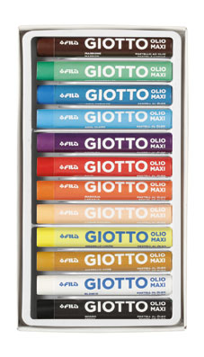 Giotto λαδοπαστέλ 7cm olio (12τμχ)  000293000 - Giotto