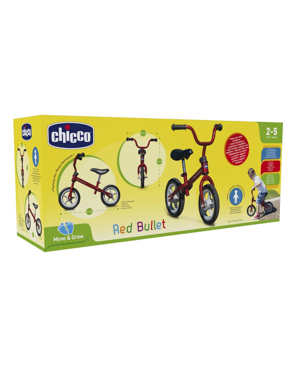 Chicco ποδήλατο ισορροπίας red bullet - Chicco