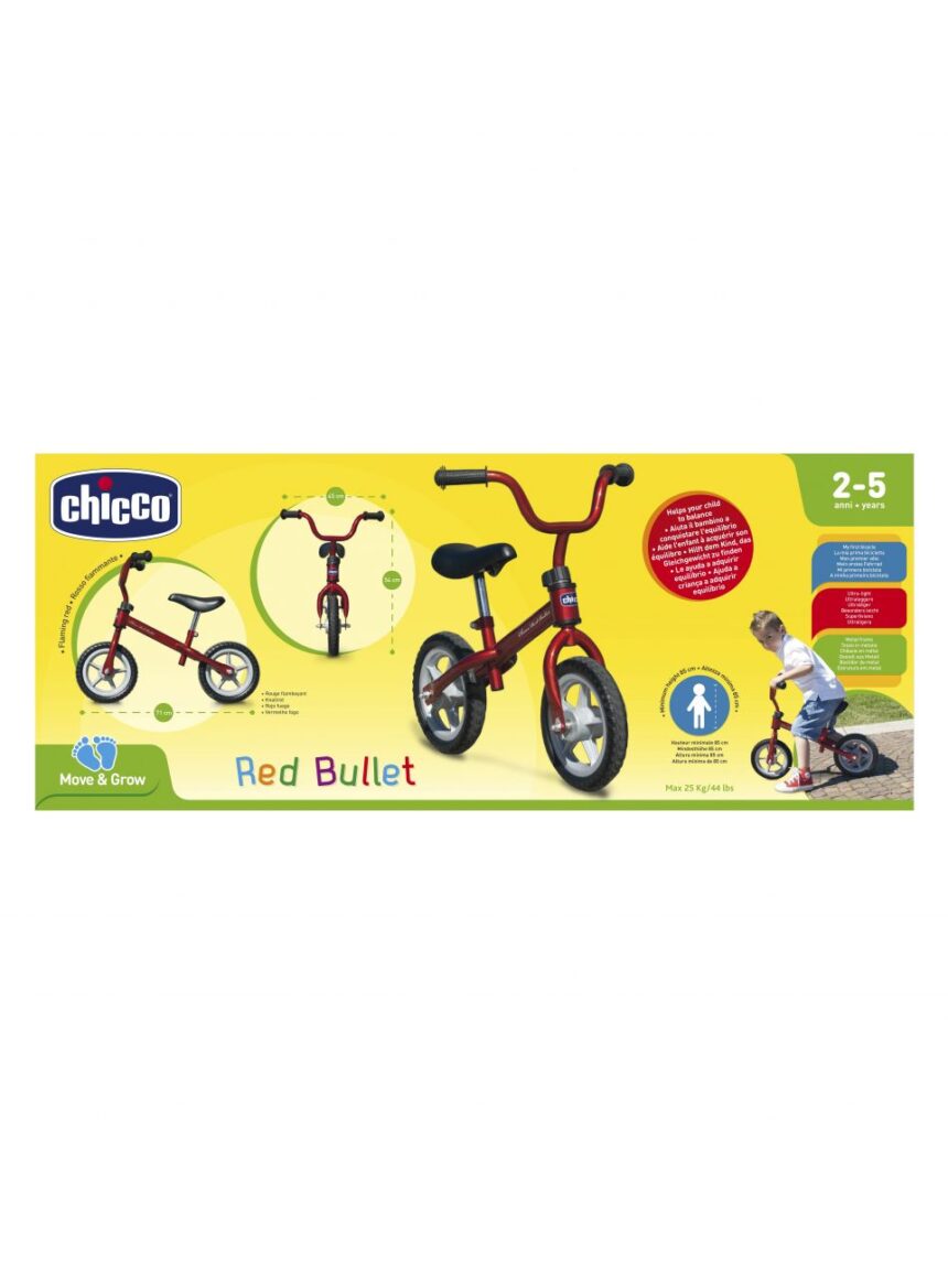 Chicco  ποδήλατο ισορροπίας red bullet - Chicco