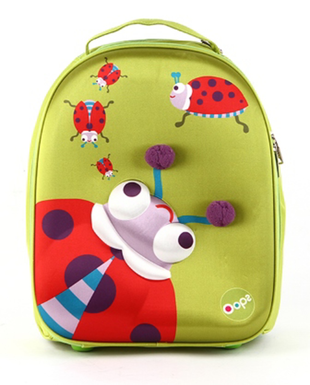 Oops μαλακή 3d τσάντα trolley 35cm ladybug - Oops