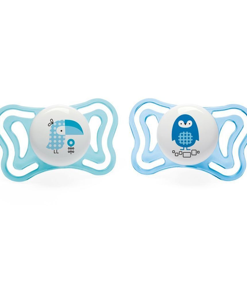 πιπιλα physio light boy 2-6m σιλικονη 2τεμ. - Chicco