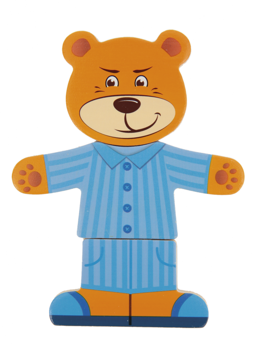 Wood n' play - teddy puzzle - WOOD N'PLAY