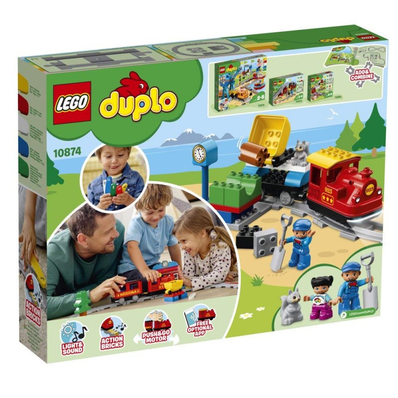 Lego duplo town ατμοκίνητο τρένo 10874 - Lego, LEGO DUPLO