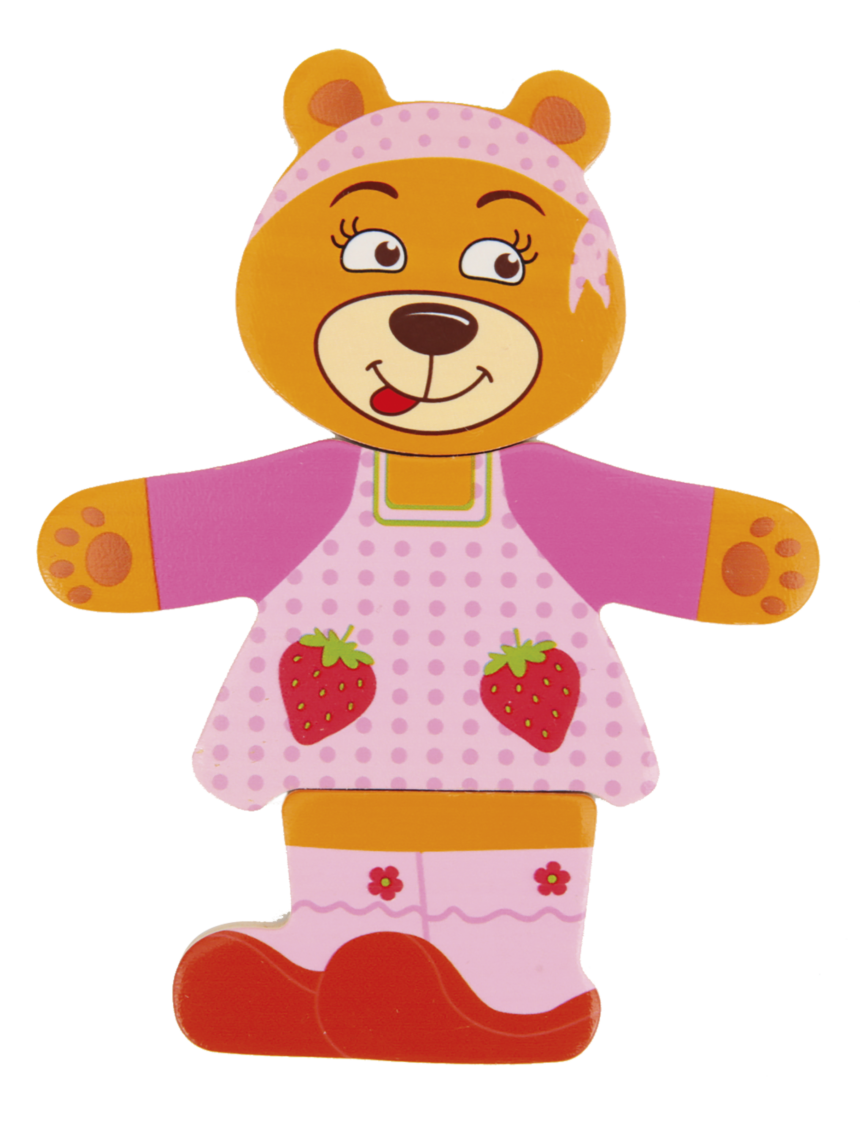 Wood n' play - teddy puzzle - WOOD N'PLAY