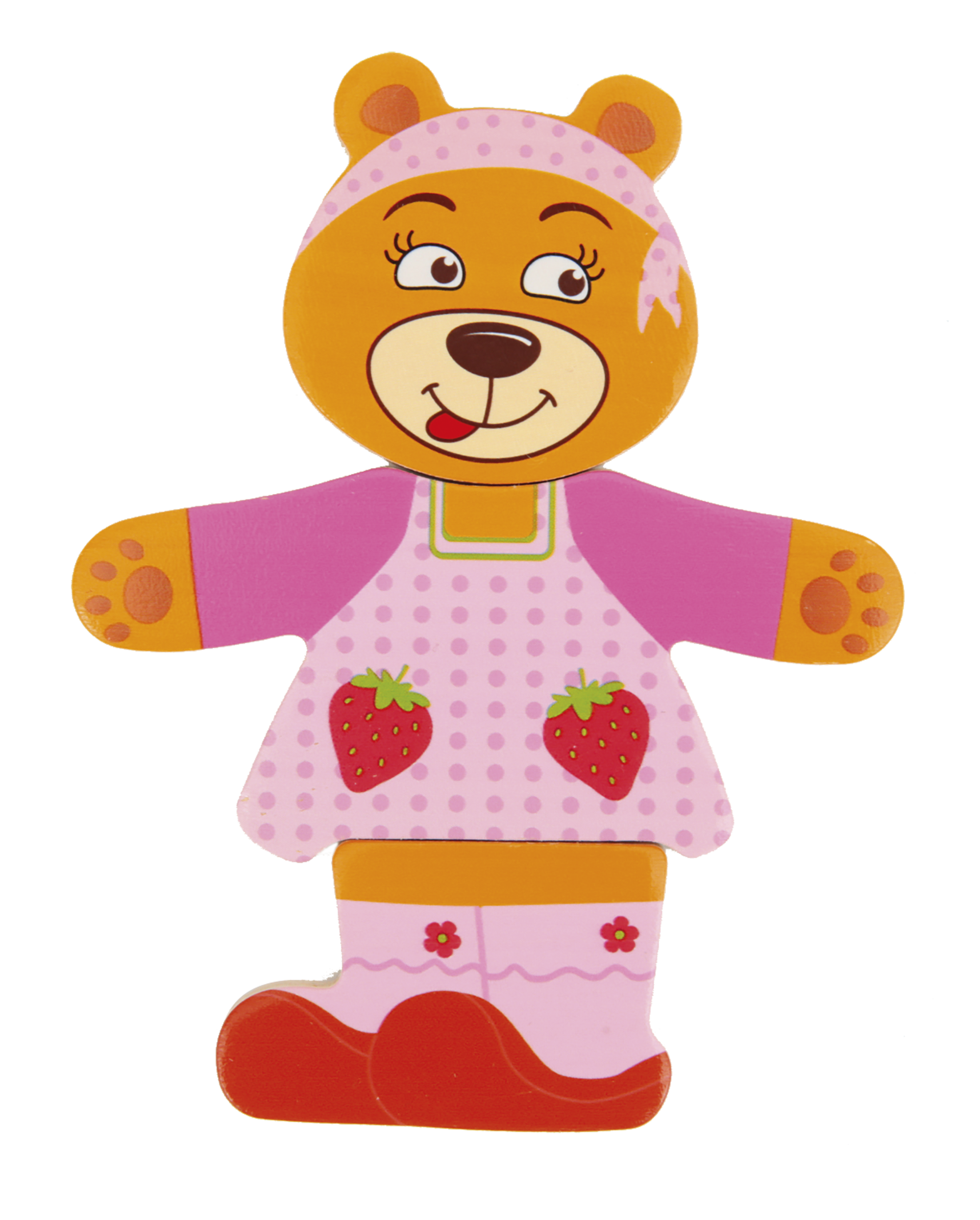 Wood n' play - teddy puzzle