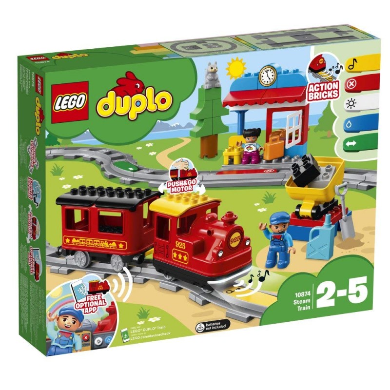Lego duplo town ατμοκίνητο τρένo 10874
