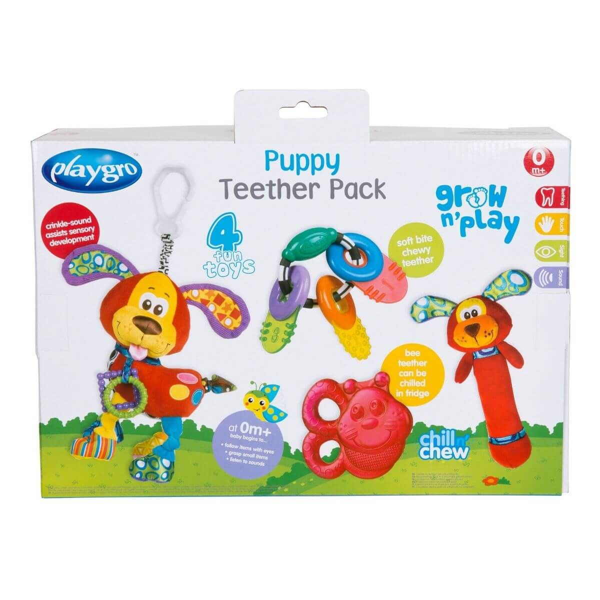 Playgro puppy teether gift pack-σετ δώρου - Playgro