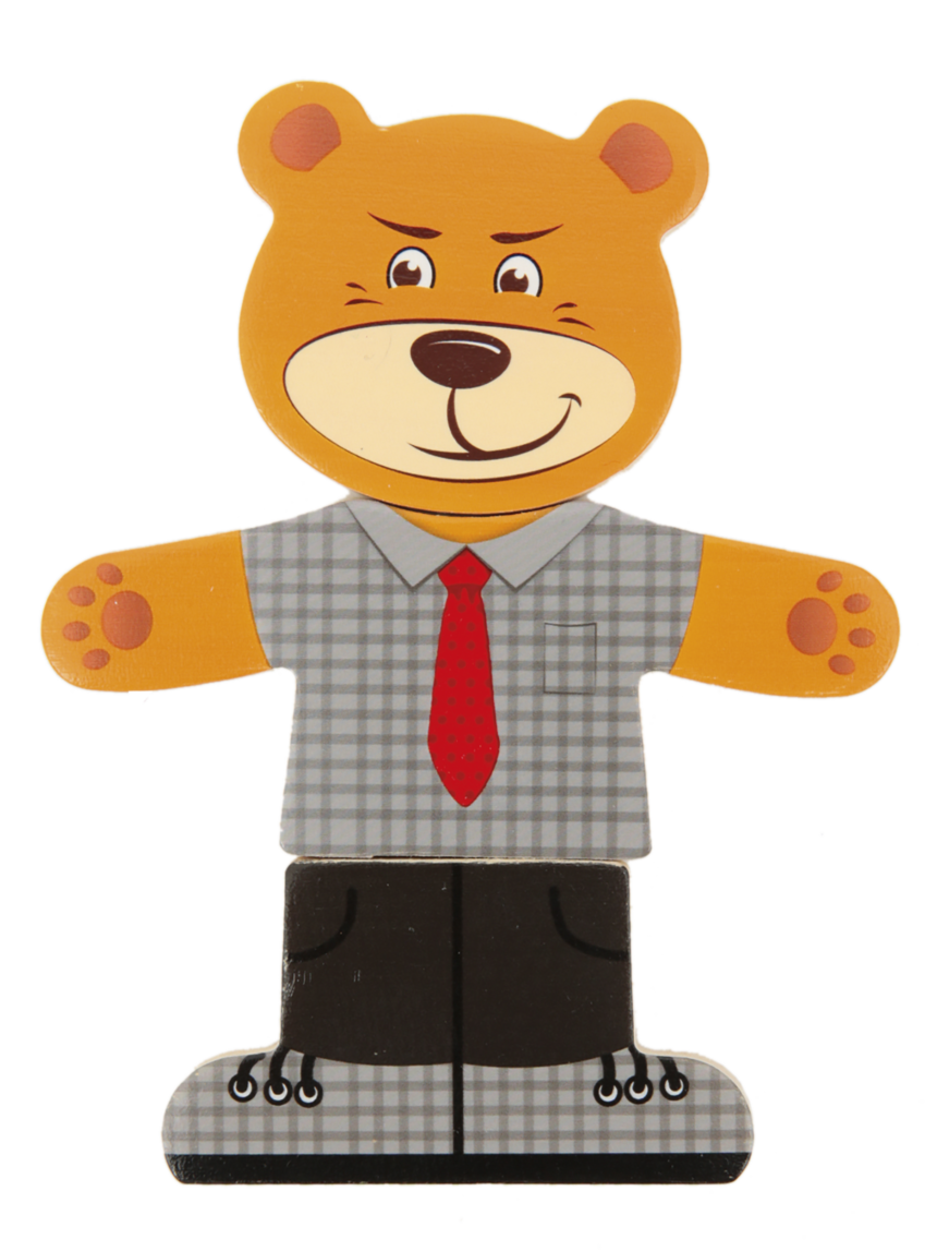 Wood n' play - teddy puzzle - WOOD N'PLAY