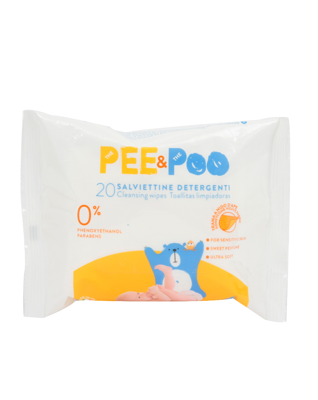 Pee&poo μωρομάντηλα 20 τεμ.