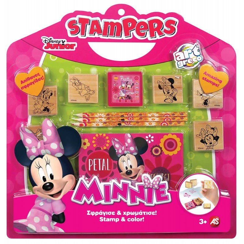 σετ σφραγίδες stampers minnie mouse 1023-63020 - ART GRECO