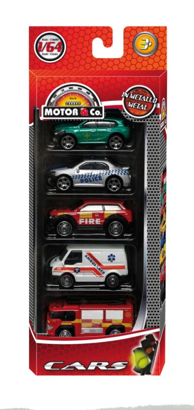 Motor & co - 5 αυτοκίνητα die cast - Motor&Co