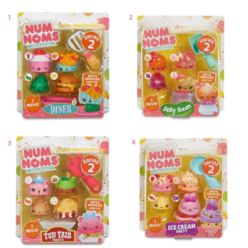 Num noms s2 starter pack - 4 σχέδια num08000 - Giochi Preziosi