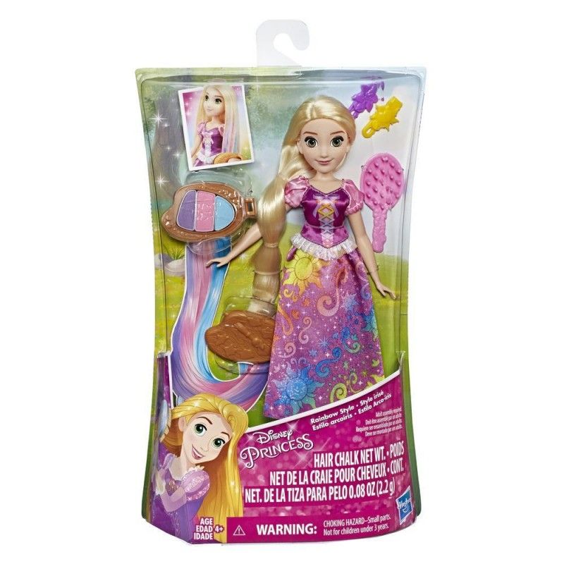 Disney princess rainbow hair rapunzel e4646 - Disney Princess