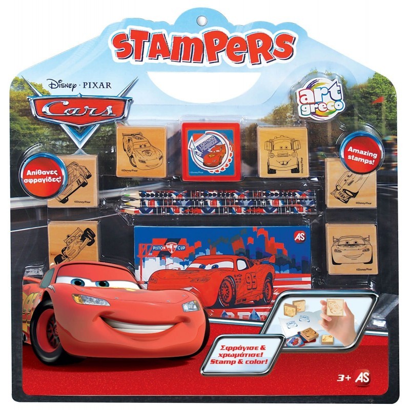 σετ σφραγίδες stampers disney cars 1023-63023 - ART GRECO