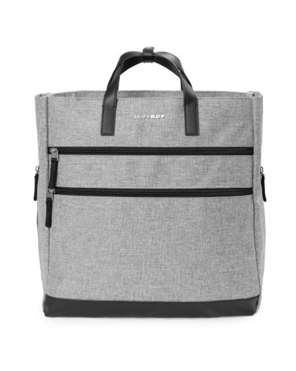 Skip hop τσάντα - αλλαξιέρα trio convertible backpack-heather grey - SKIP HOP