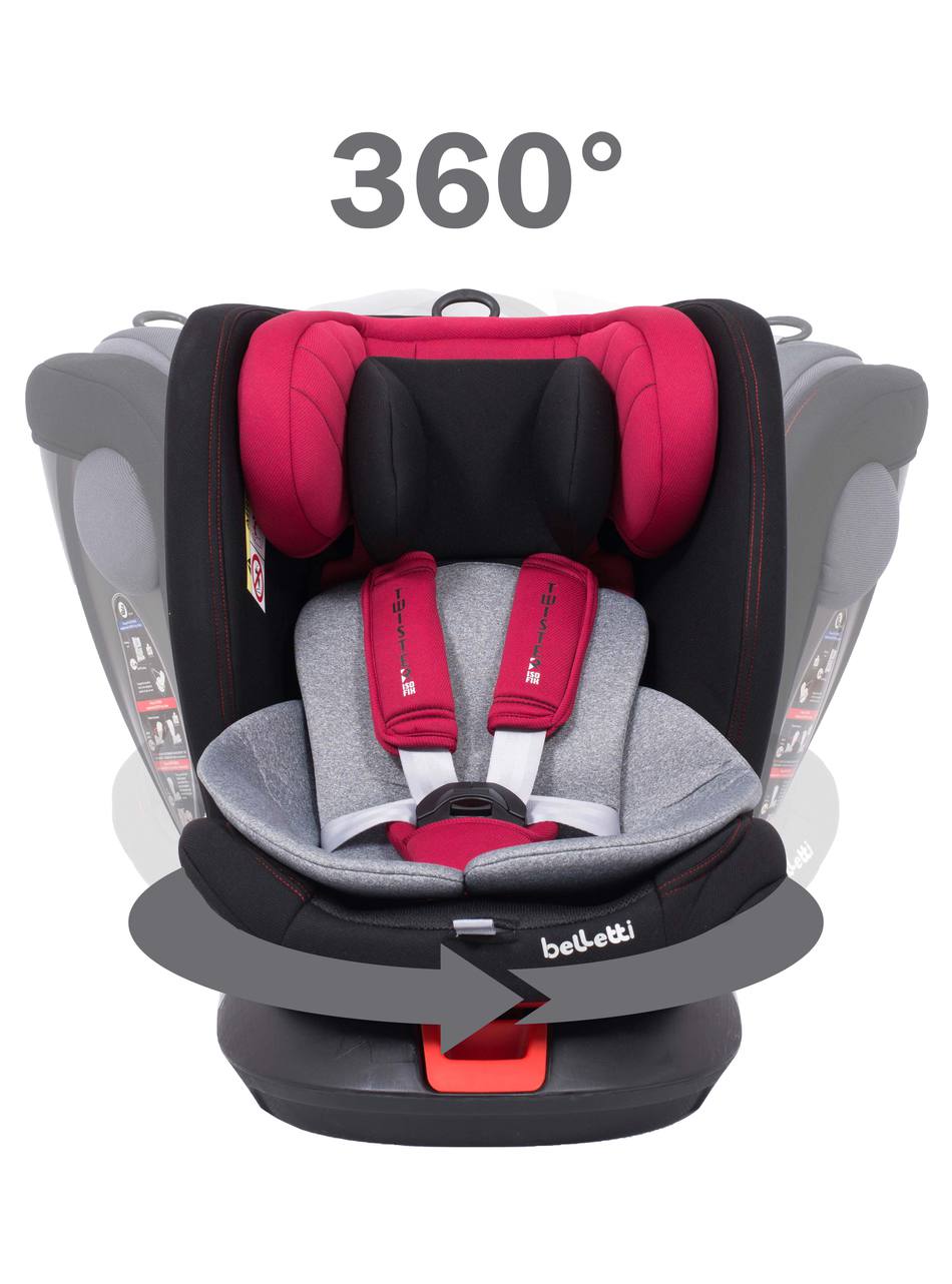 Belletti κάθισμα αυτοκινήτου twister isofix red jam ομ.0+/1-2-3 - Belletti